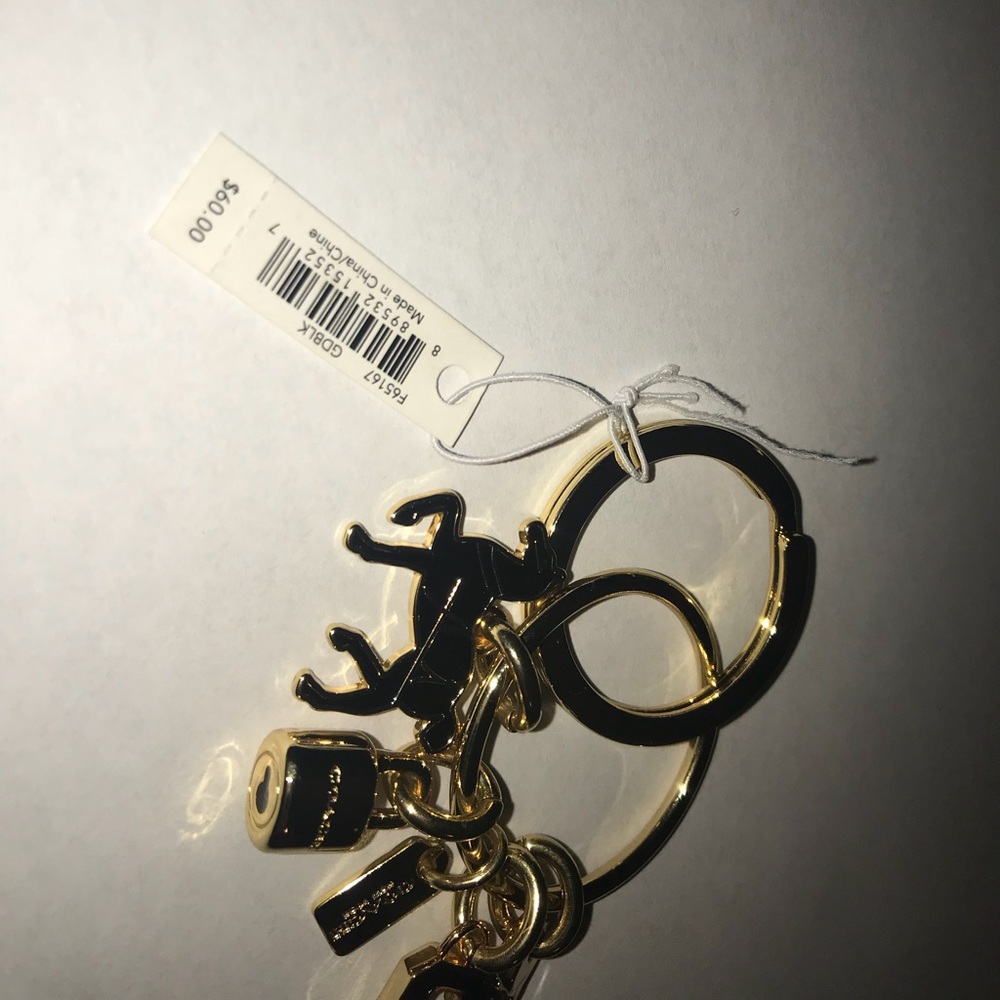 COACH HORSE LOCK KEY MULTI MIX CHARMS